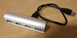 USB 3.0 Hub Alu zu 4x USB C