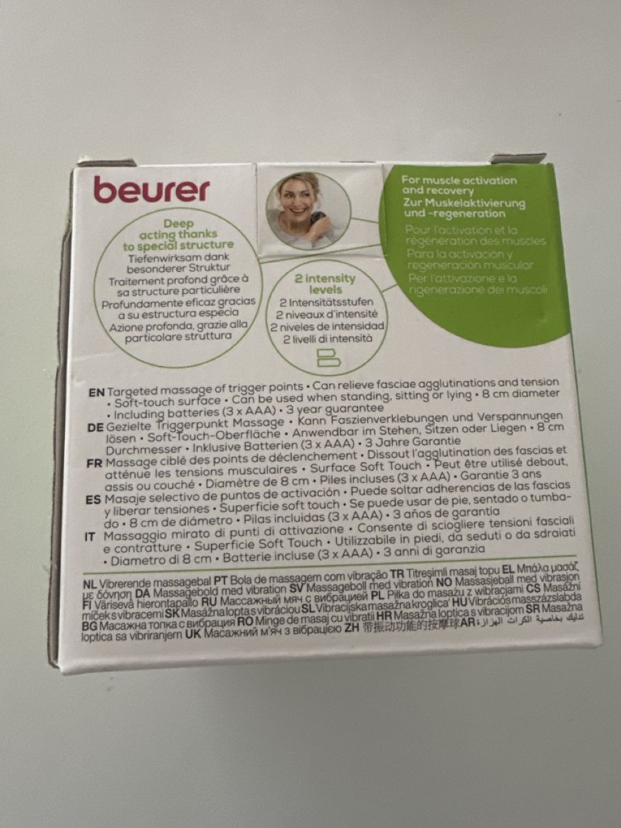 Beurer Massagegeräte: Massageball mit Vibration – Neu (gemäss Beschreibung) aus Münchenstein von Mel_k7hs 2