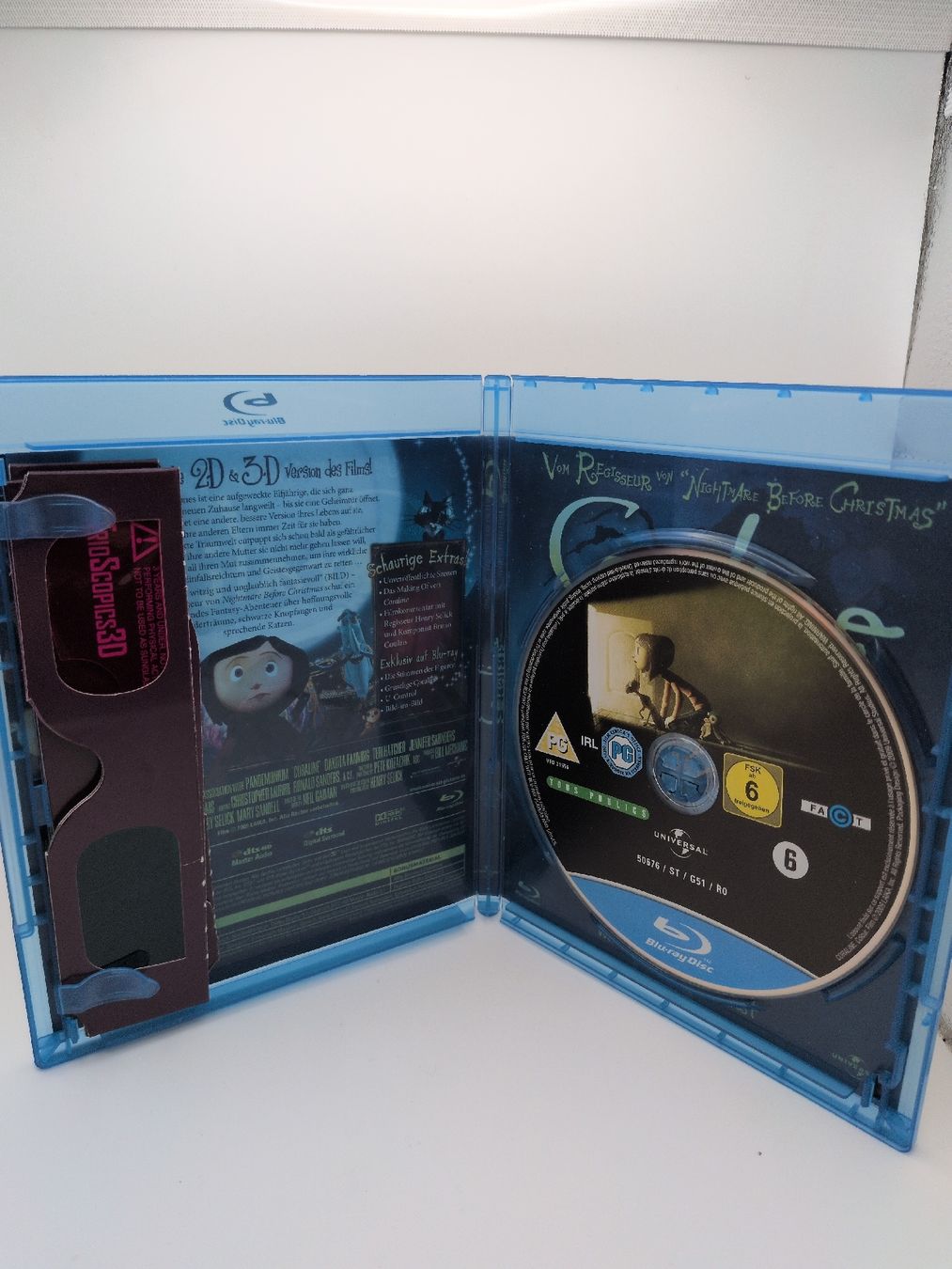 Tutti i DVDs: Coraline - Blu-ray - 3D mit Brillen – Usato da Liebefeld venduto da Loopinfility 2