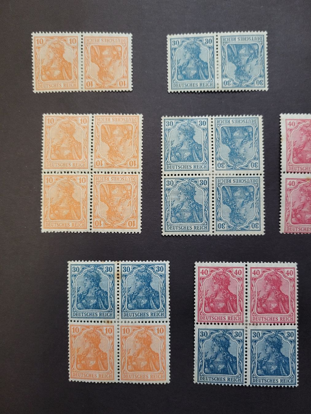 Tutti i francobolli: 1920, Deutsches Reich  -  Kehrdrucke – Nuovo (secondo la descrizione) da stäfa venduto da brandy66 1