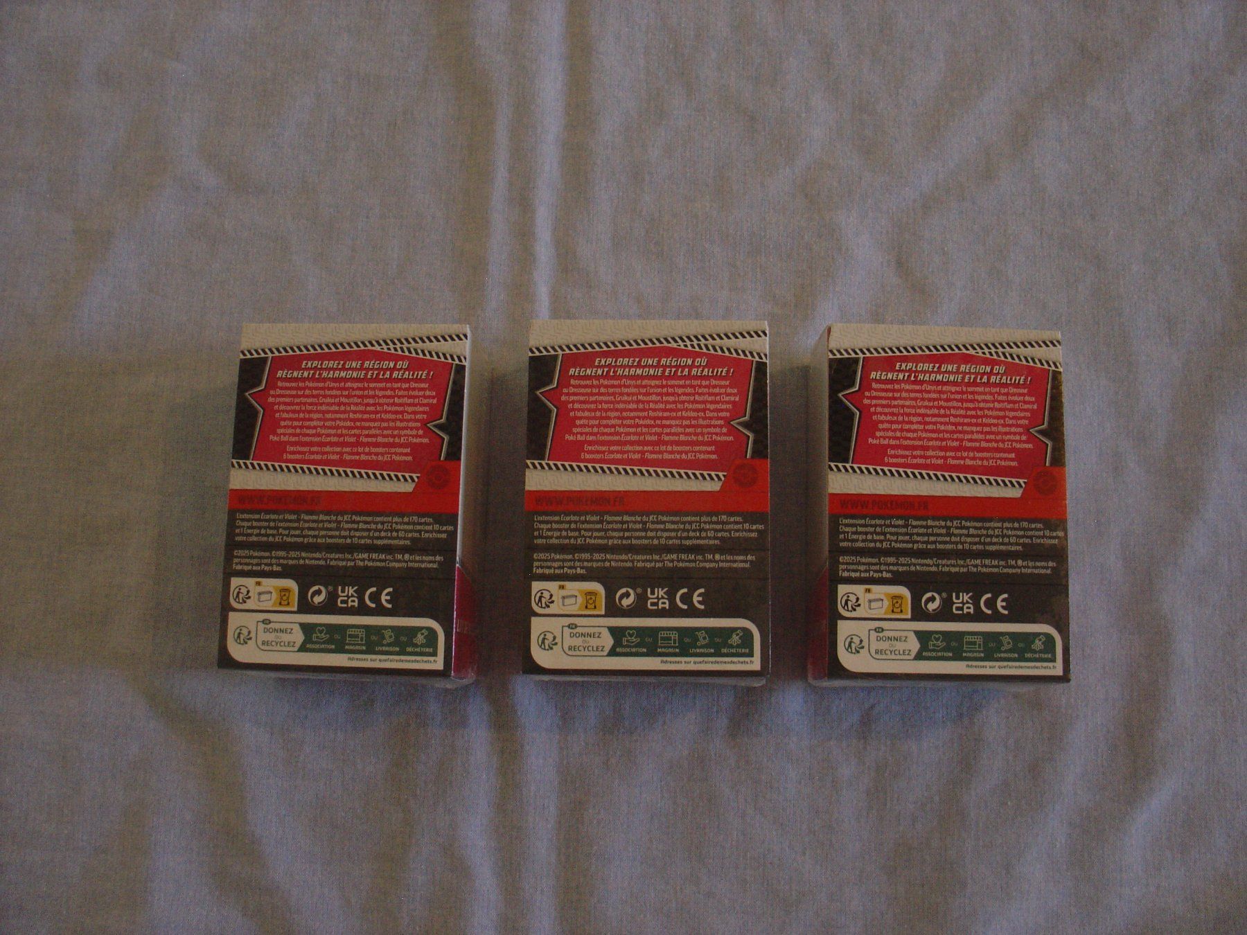 Pokémon Cartes à collectionner: 3 Pokémon bundle "Flamme blanche", 2025, neuf – Neuf avec emballage d'origine à porrentruy par coco7067 3