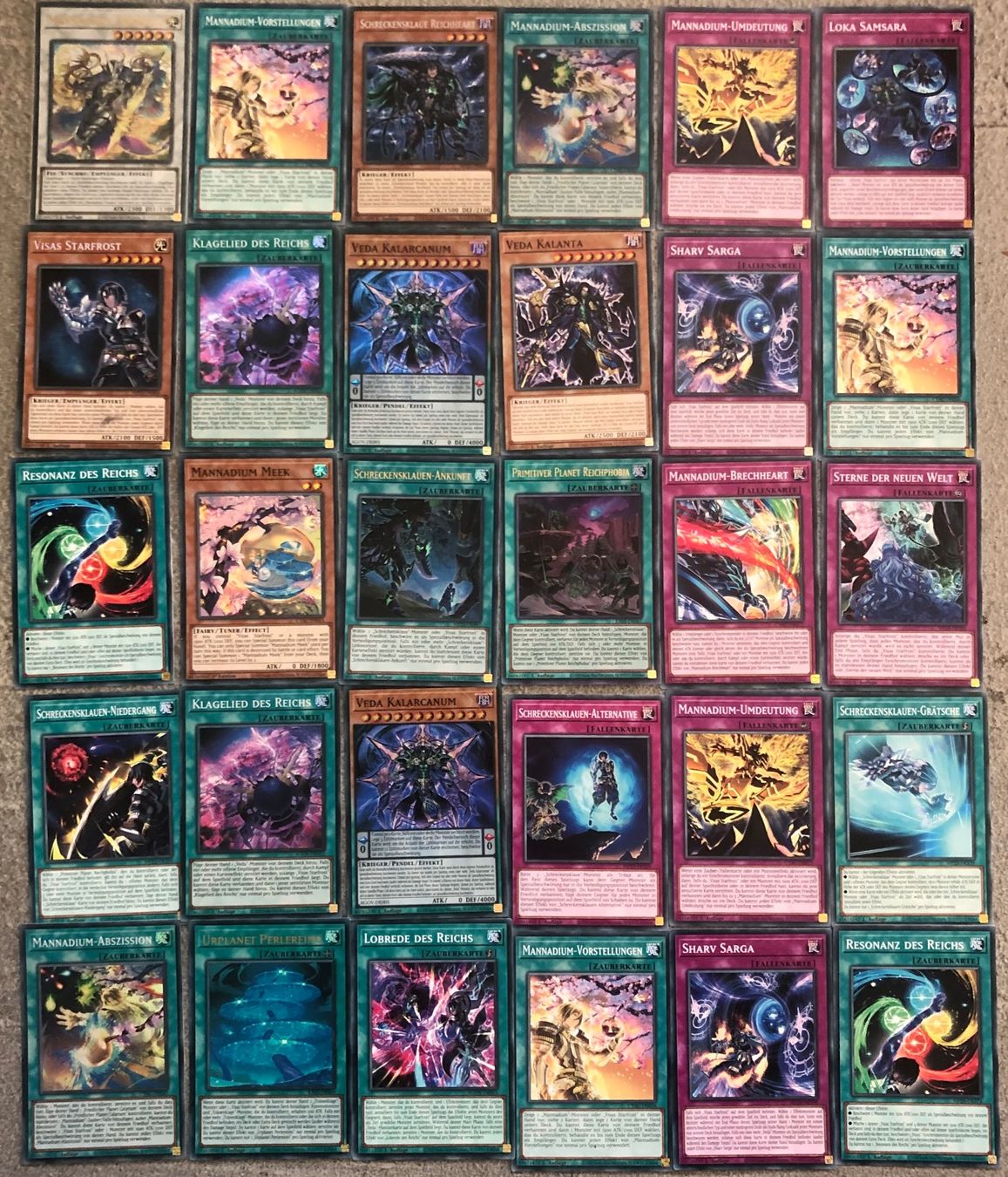 Yugioh Carte collezionabili: Visas / Mannadium / Schreckensklaue  Deck Set – Nuovo (secondo la descrizione) da Altstätten SG venduto da ChangeMaker 1