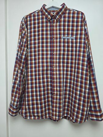 Herrenhemd von COLOURS & SONS, Karo, Grösse XXL
