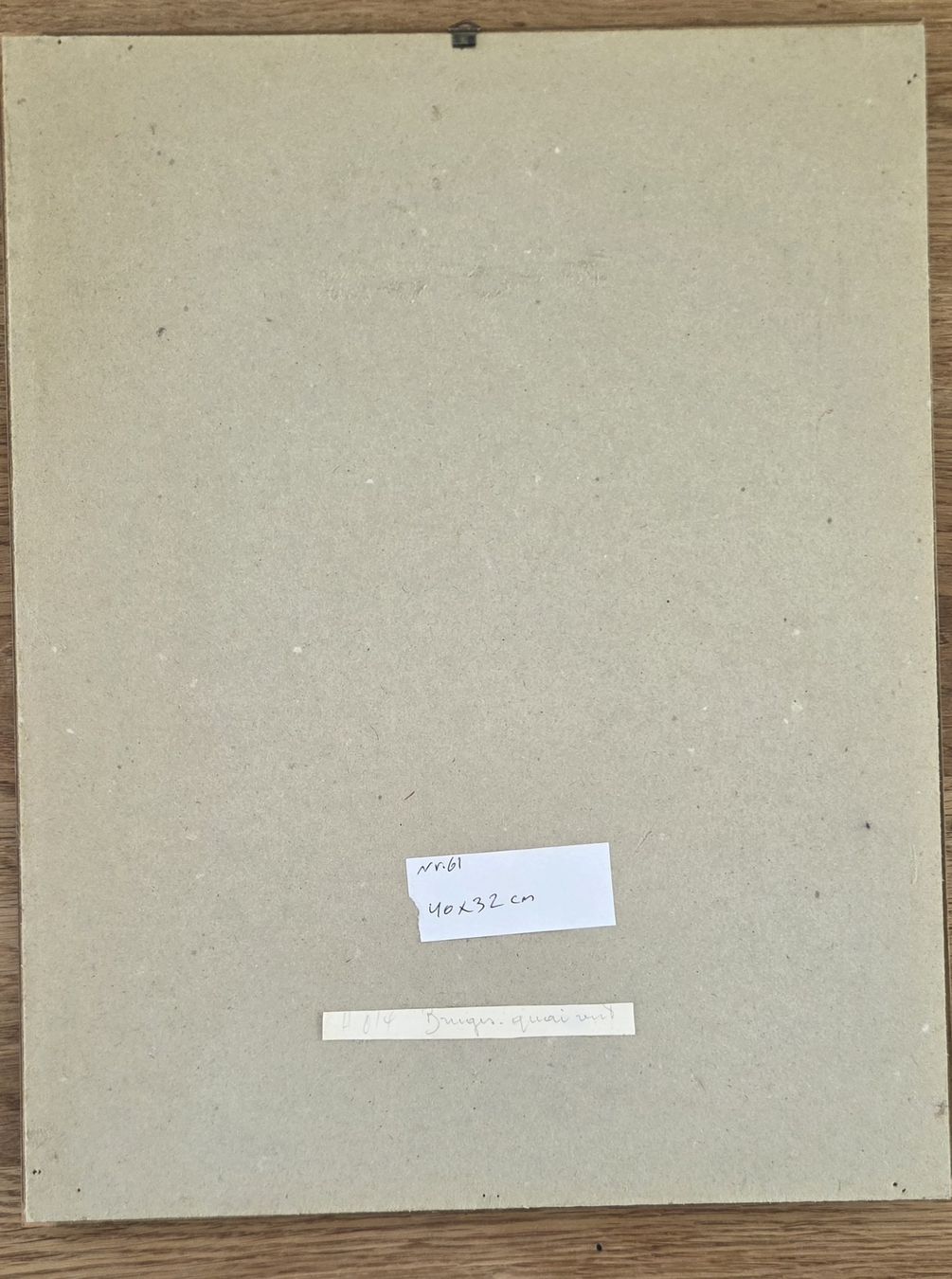 Grafica & Litografie: Litographie Roger Hebbelinck "Brugges Quai Vert" – Usato da Beinwil am See venduto da gabipetrovay 2