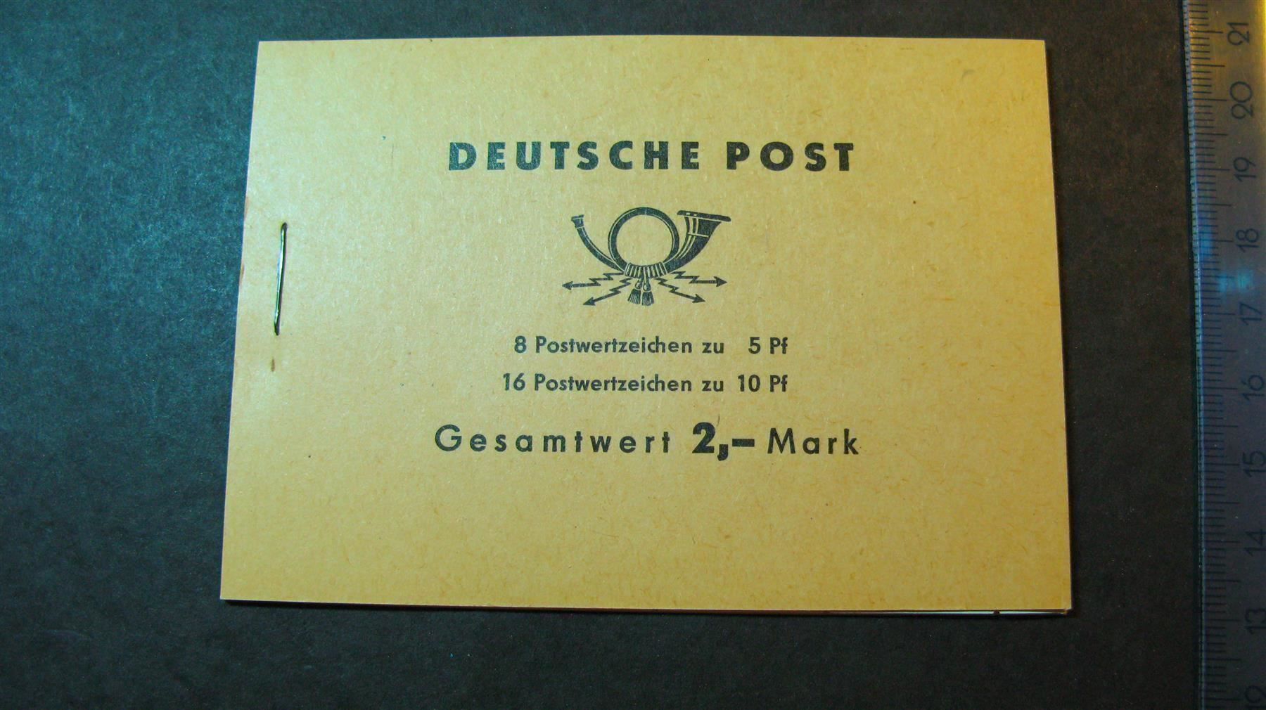 Tutti i francobolli: DDR 1968  Walter Ulbricht Markenheft** – Usato da Wil SG venduto da fva01