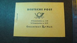 DDR 1968  Walter Ulbricht Markenheft**