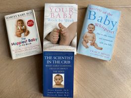 Baby Whisperer & Happiest Baby - 4 Book Parenting Set
