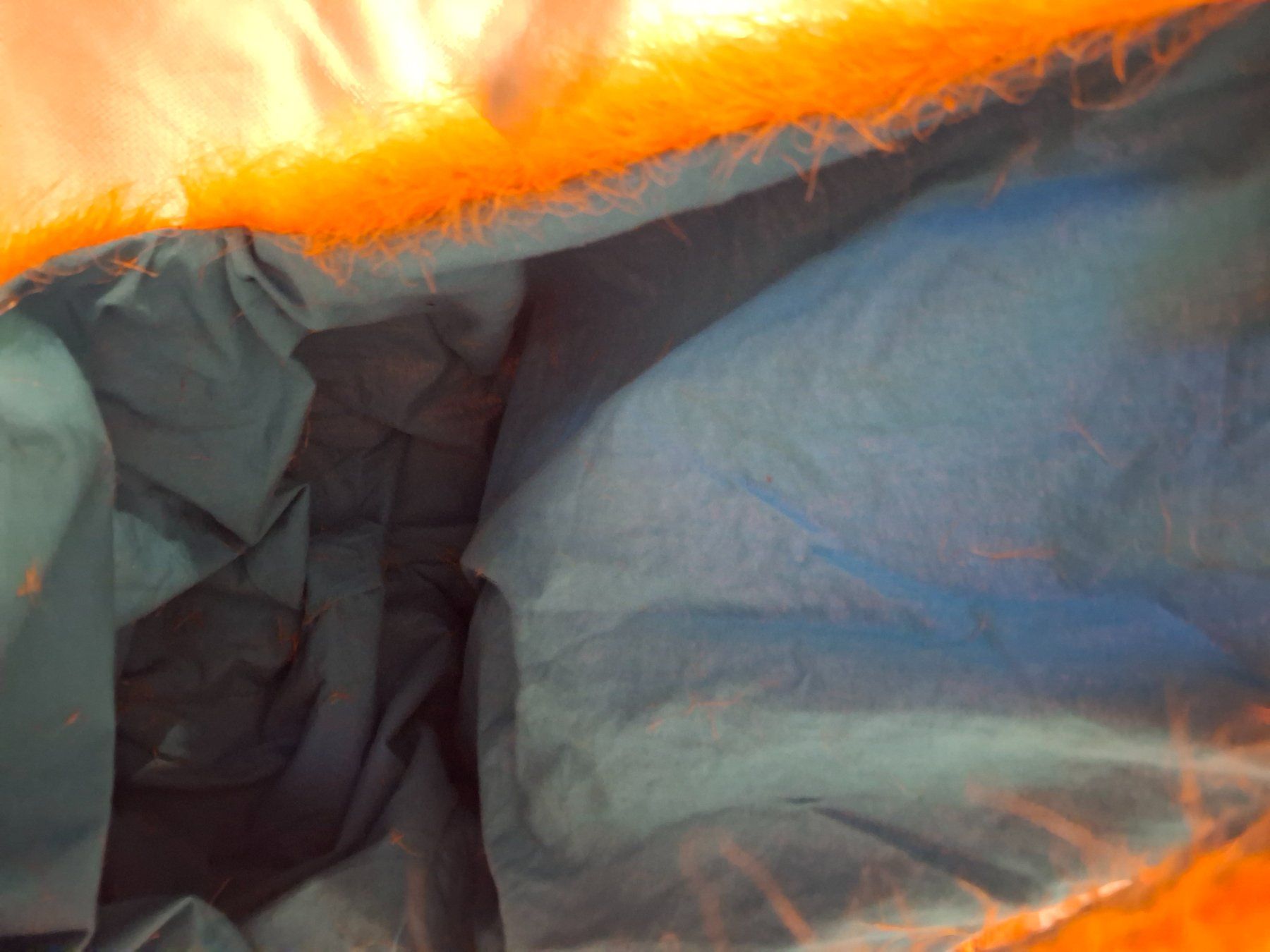 Borse da donna: Orange Fell-Tasche - Kuschelig, einzigartig, Hingucker! – Nuovo (secondo la descrizione) da Bellikon venduto da MellonCollieMitTwint 3