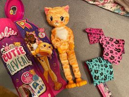 Barbie Puppe Katzenkostüm