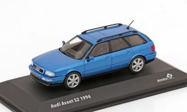 Audi S2 Avant B4 1993-1995 Pelikan blau met. 1:43 von Solido