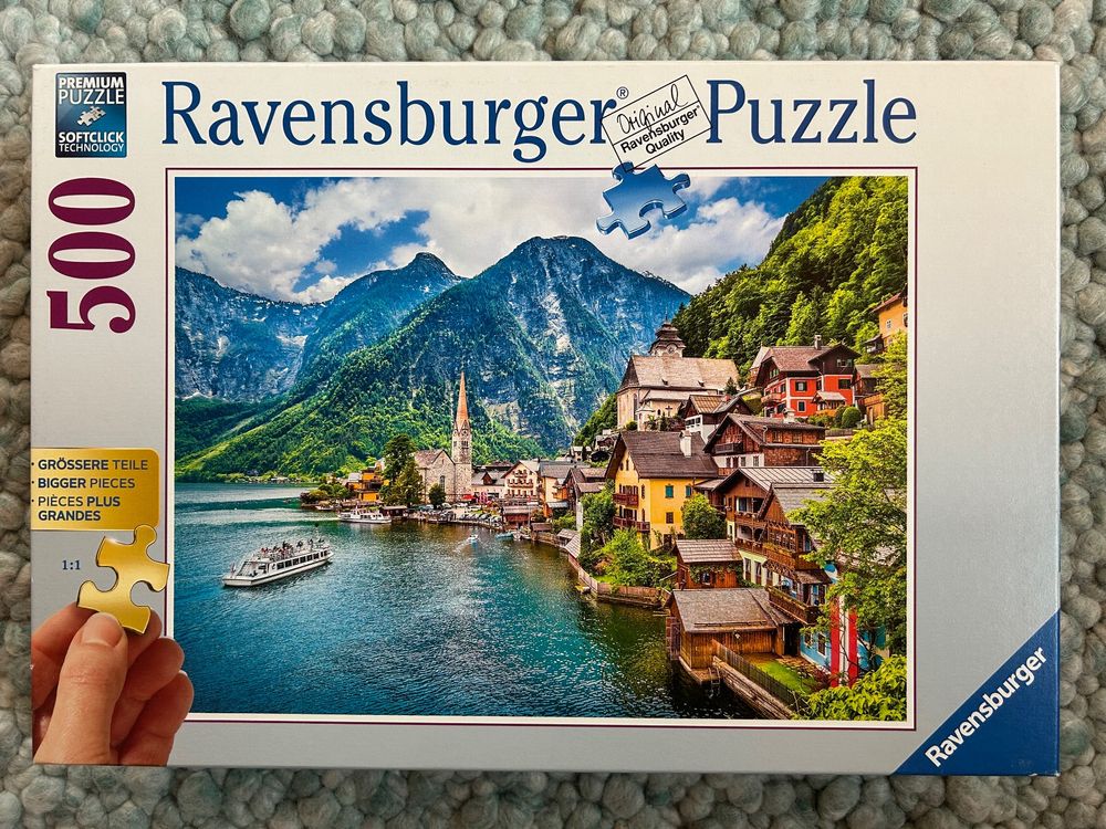Lais Puzzle - Das Dorf Hallstatt in der Abenddämmerung - 1.000 Teile