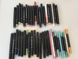Twin Tip Marker Set diverse Farben gebraucht gut erhalten