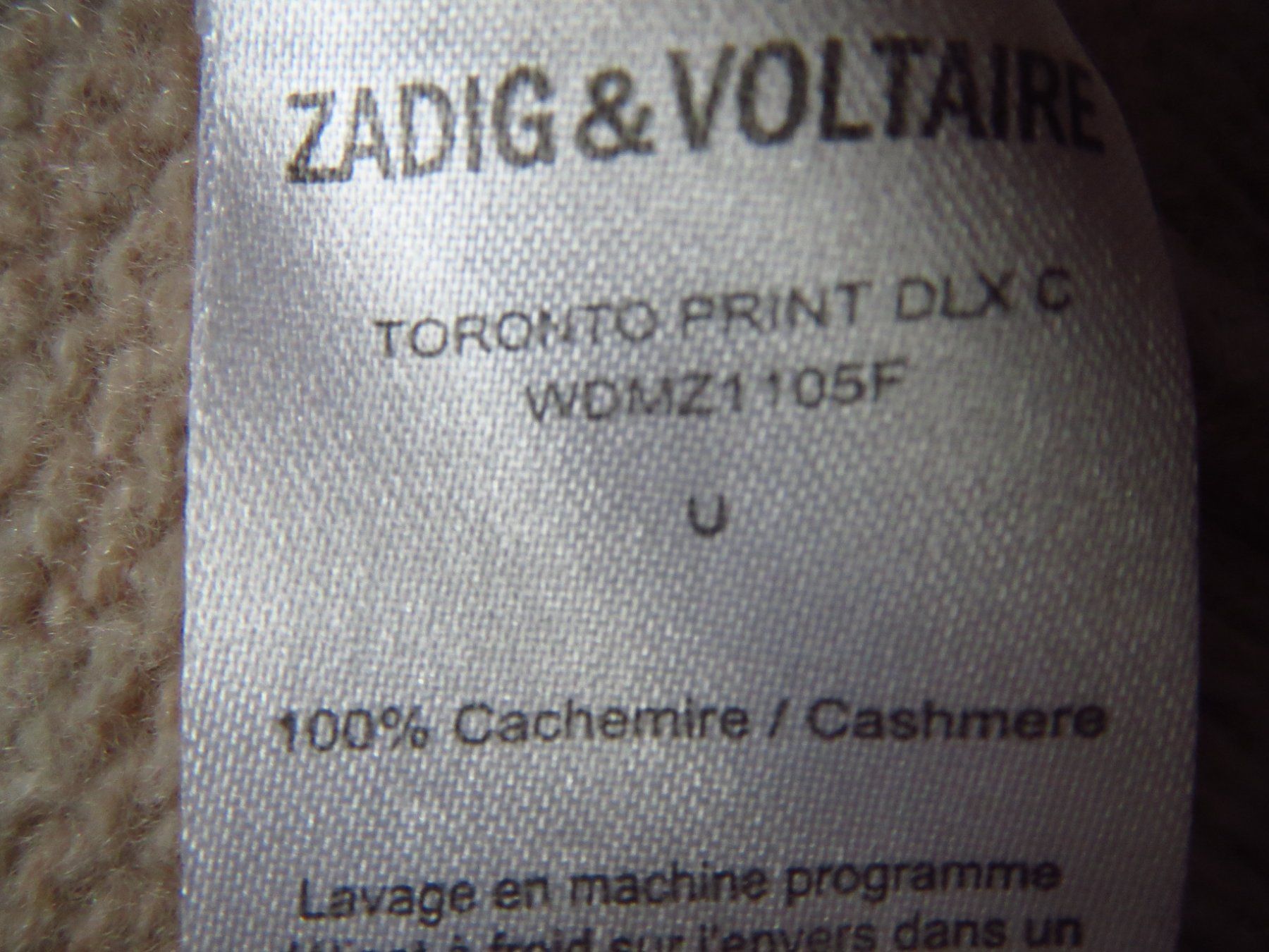 Pullover & Sweatshirts: toller ZADIG & VOLTAIRE Damen Pullover 100% Kaschmir NP 459. – Gebraucht aus Kiental von Anna8702 6