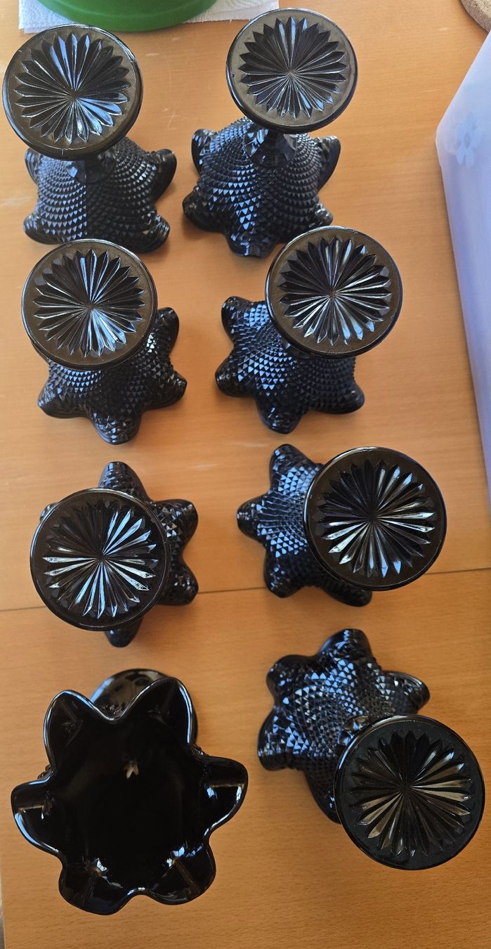 Set di piatti: Coupe- / Dessertkelche schwarz – Usato da Heiden venduto da Halca1962 6
