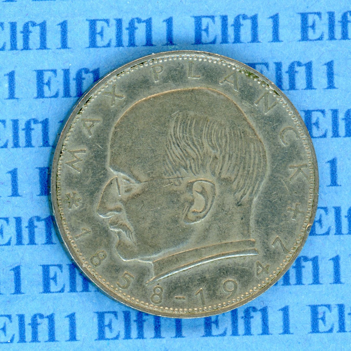 Tutti le monete: DEM___2.00 1965J Planck vz 2 Deutsche Mark – Usato da Widnau venduto da Elf11 1