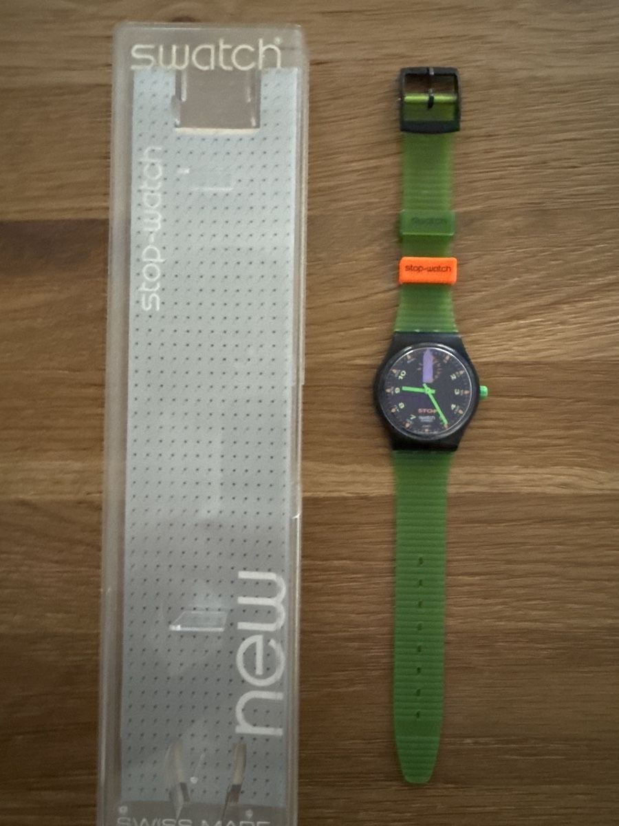 Swatch Orologi: Swatch Stop-Watch Jess Rush SSB100 – Nuovo e nell'imballaggio originale da Basel venduto da Touri94 2