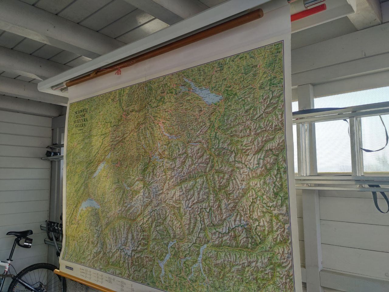 Cartoline: Leinwand, XL Rollkarten / Schulkarten – Usato da Bern venduto da TimonBimon 1