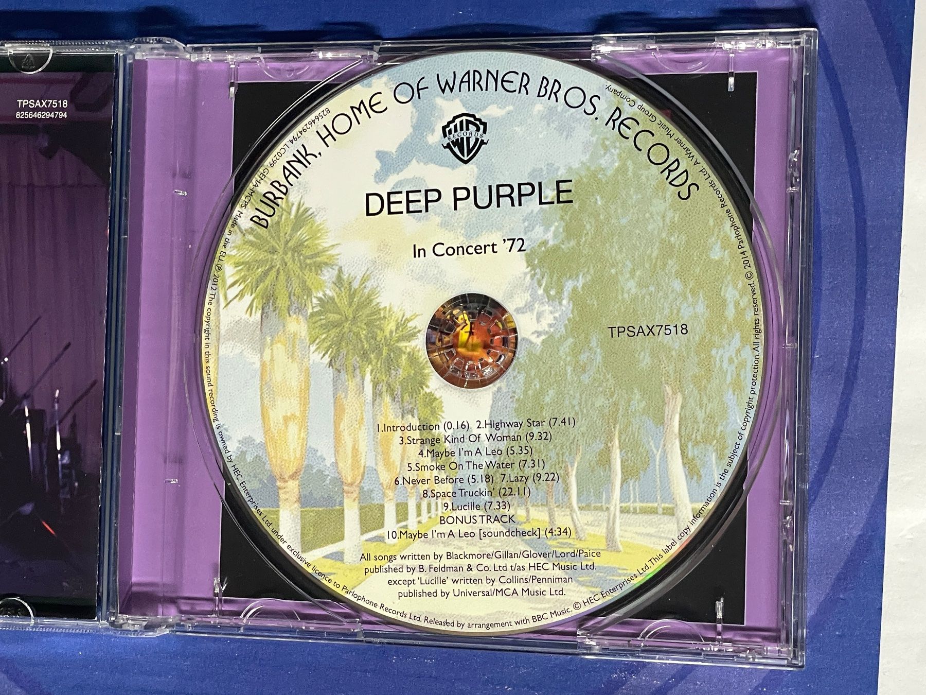 CDs: Deep Purple - In Concert 72 – Gebraucht aus Muri b. Bern von AdidasCollector 2