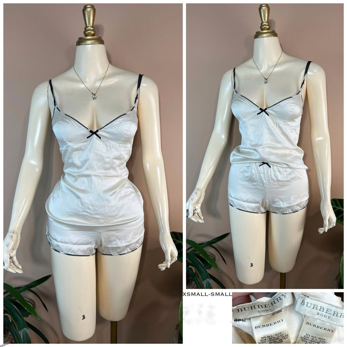 Burberry Kleiderpakete: Burberry Silk Sleepwear Top & Short – Gebraucht aus St.Josefen von lop_lh8d