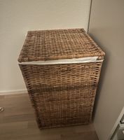 BRANÄS Wäschekorb, gefüttert, Rattan, 80 |