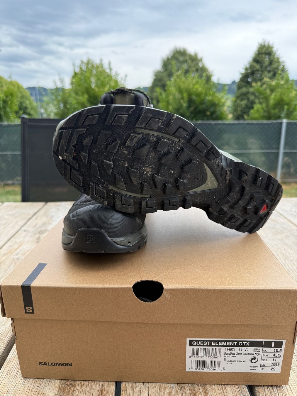 Salomon Scarpe da uomo: Wanderschuhe Gr.45 1/3 – Nuovo e nell'imballaggio originale da Zetzwil venduto da gent1974 1