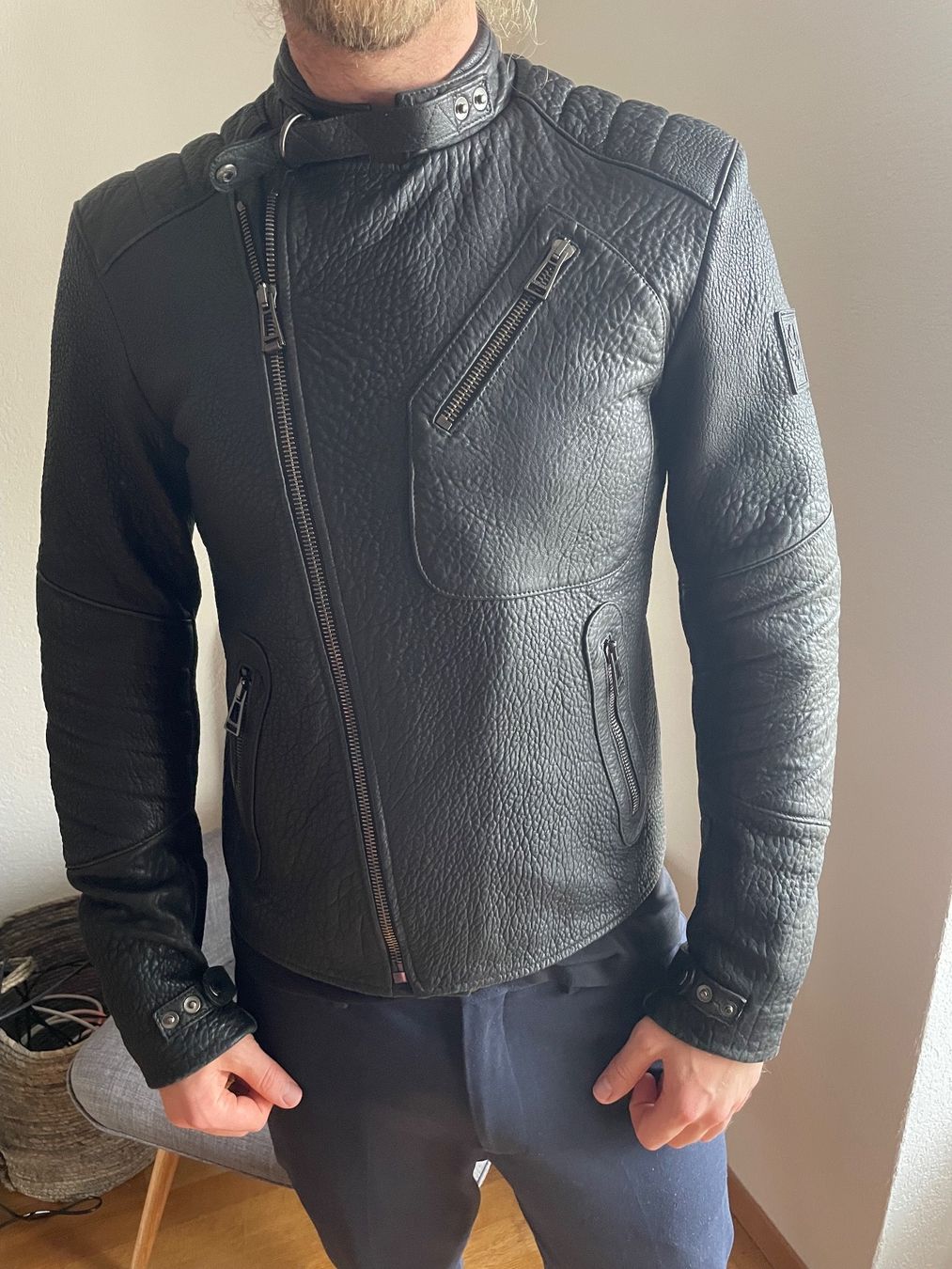 Belstaff Giacche: Belstaff Kendall Blouson Leather Jacket (48) – Nuovo (secondo la descrizione) da Basel venduto da mar_fp5q 3