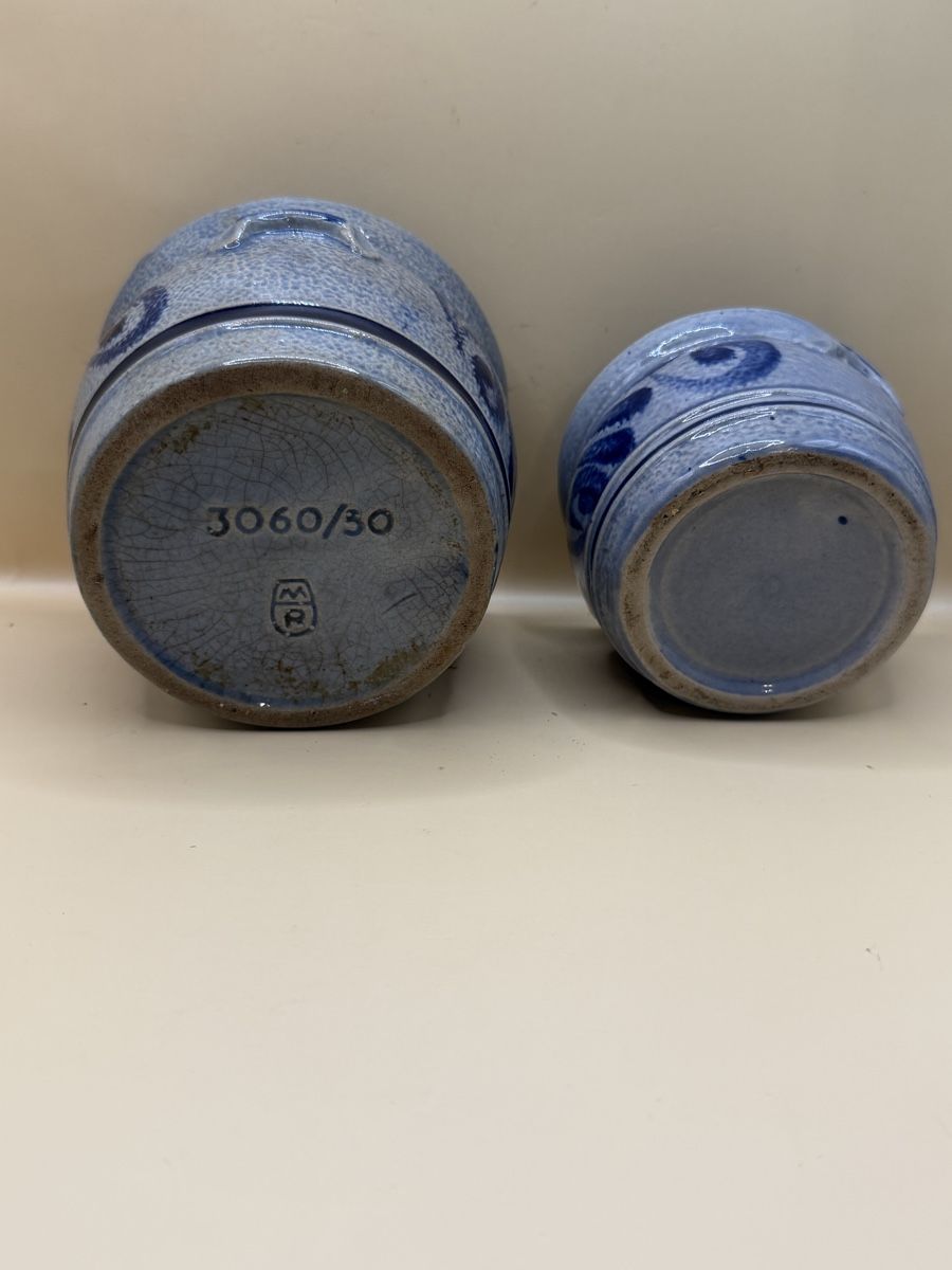 Coupes: pots grès bleu Allemagne MR Westerwald – D'occasion à Genève par sho_67qj 4