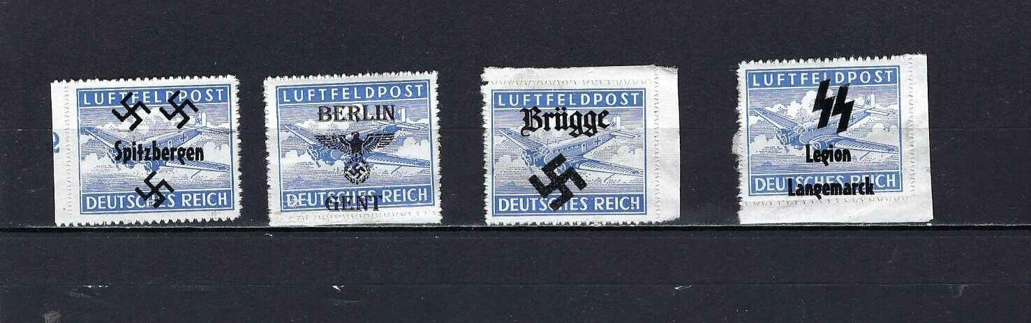 Tutti i francobolli: Luftfeldpost mit Aufdruck ** – Nuovo e nell'imballaggio originale da Lindau venduto da Rickie123