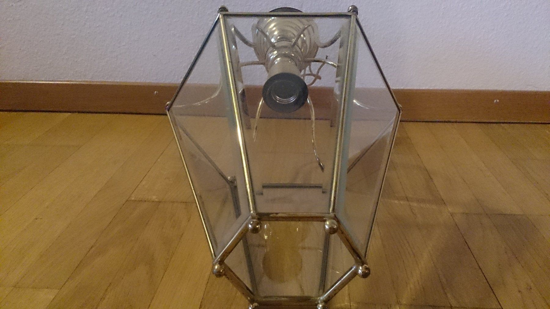 Lampadari & plafoniere: Antike Luzerne Hängelampe mit Kristallglass – Usato da Muri b. Bern venduto da GoldenButton 2