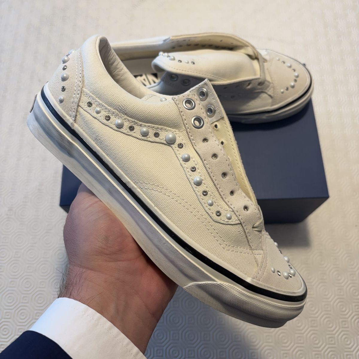 Vans Scarpe da uomo: Vans LX Old Skool 34 Pearlized White - Taille 38 – Nuovo e nell'imballaggio originale da Onex venduto da Chooseyoursneaks