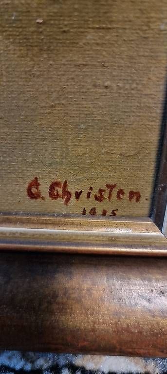 Dipinti: Gemälde von C.CHRISTEN, aus Nachlass – Usato da Kaufdorf venduto da Nati-Nati 4