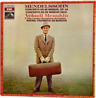 Yehudi Menuhin LP 1972 - Mendelssohn Concerto en mi mineur