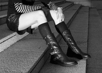 Damenschuhe: M-ECSTA Black Leather Boots von Fiorentini + Baker – Neu (gemäss Beschreibung) aus Zürich von Apparence 6