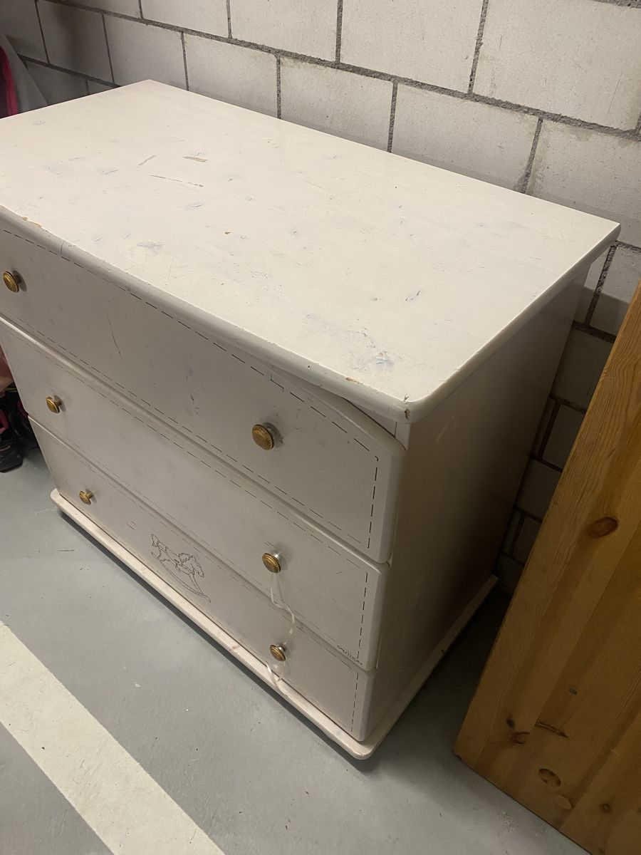 Cassettiere: Süsse Kinder Kommode, Shabby Chic Stil – Usato da Samstagern venduto da mini22 3