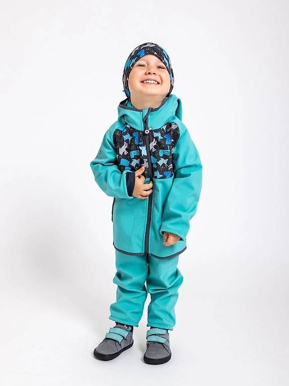 Giacche: Kinder Softshelljacke ohne Futter Basic, Hunde 110/116 – Nuovo e nell'imballaggio originale da St-Prex venduto da kaz_2kyk 4