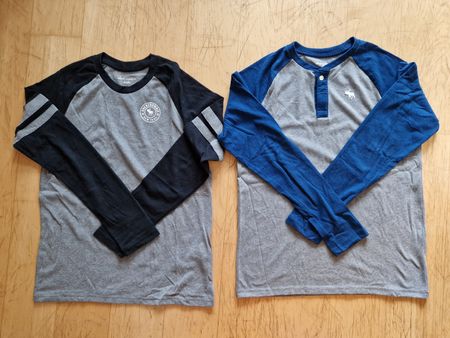 2x Langarmshirts Abercrombie Kids Grösse 15/16 (~170/176)
