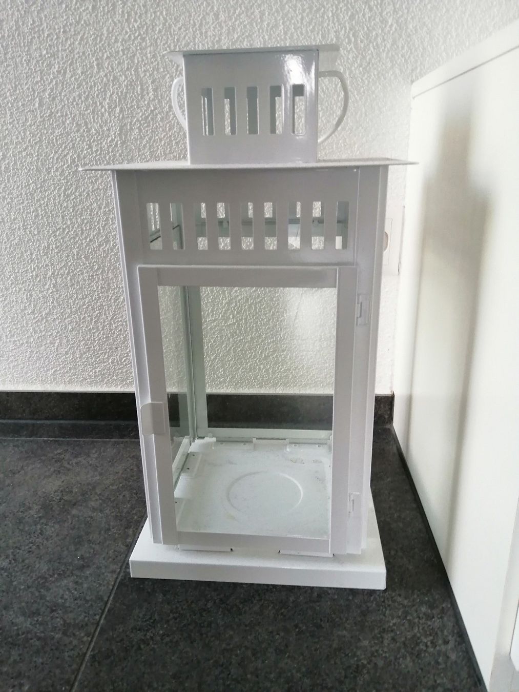 Lanterne: Laterne weiss (45cm) – Nuovo (secondo la descrizione) da Aeschi (SO) venduto da clementinli 1