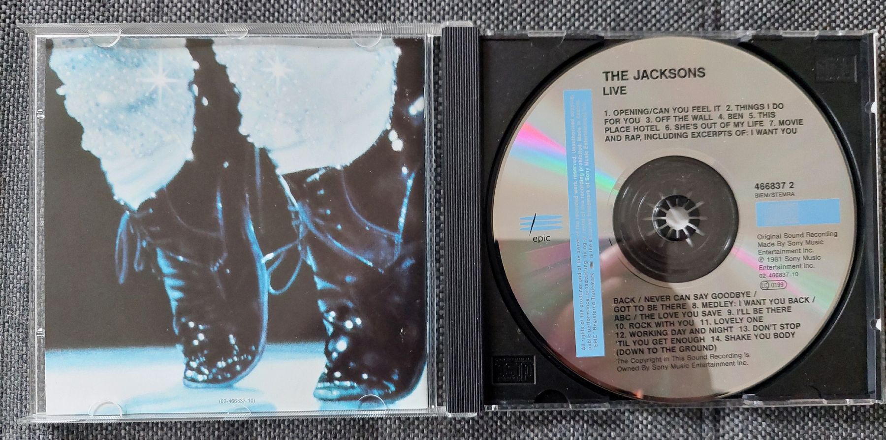 CD: Michael Jackson and The Jacksons Live CD 1981 – Usato da Watt venduto da Tomaf 1