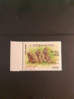Timbre rare Somalie 1500 Sh.So. Babouin, année 1992 !