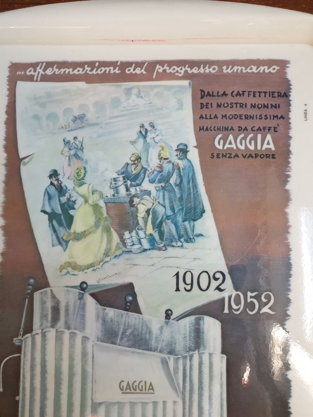 Piatti di portata: Pubblicitario Gaggia – Nuovo (secondo la descrizione) da Viganello venduto da Priska.c 1