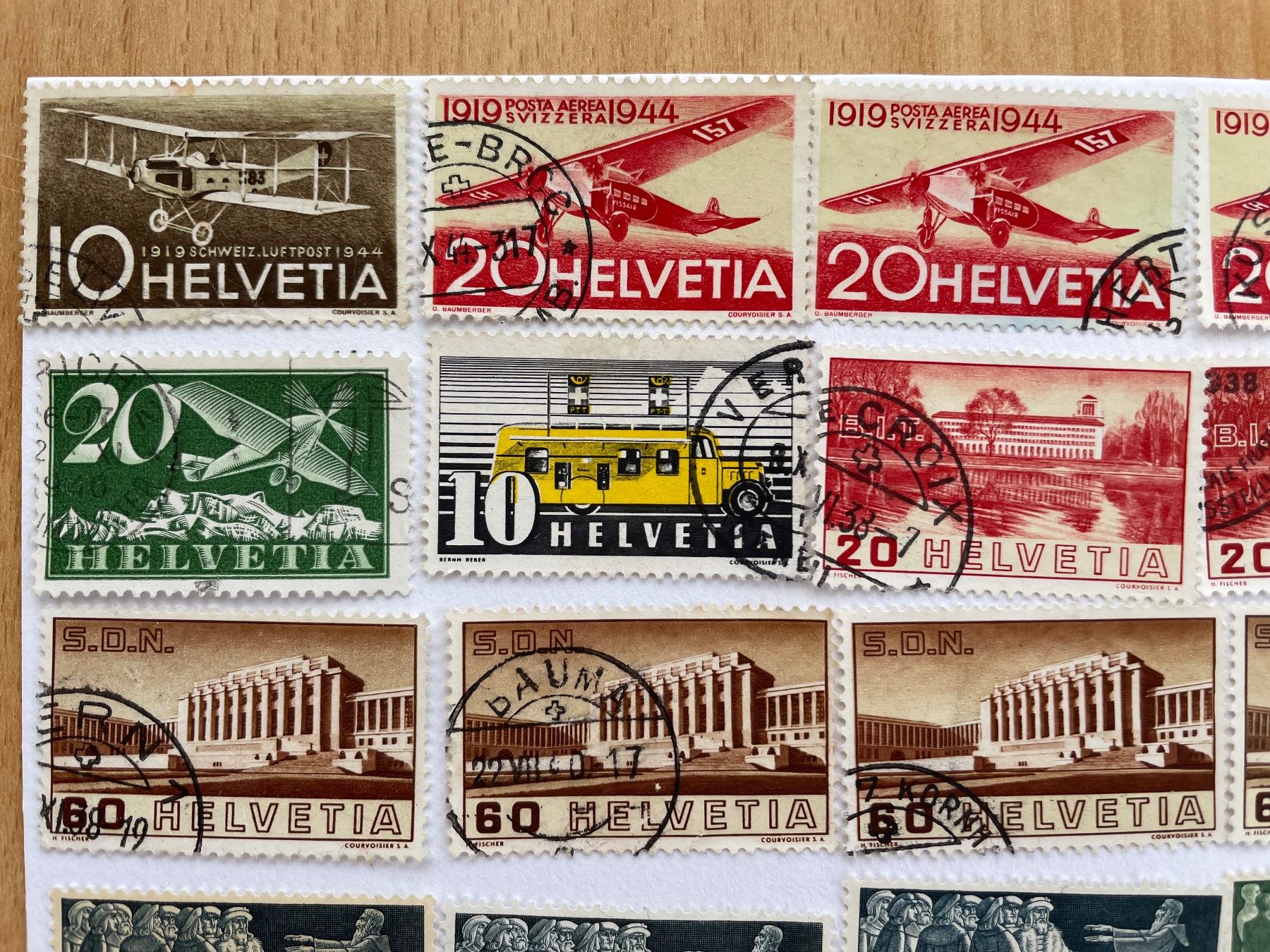 Alle Briefmarken: 55 timbres BELLES OBLIT. dès 10.- – Gebraucht aus Sonceboz-Sombeval von Comment2 6