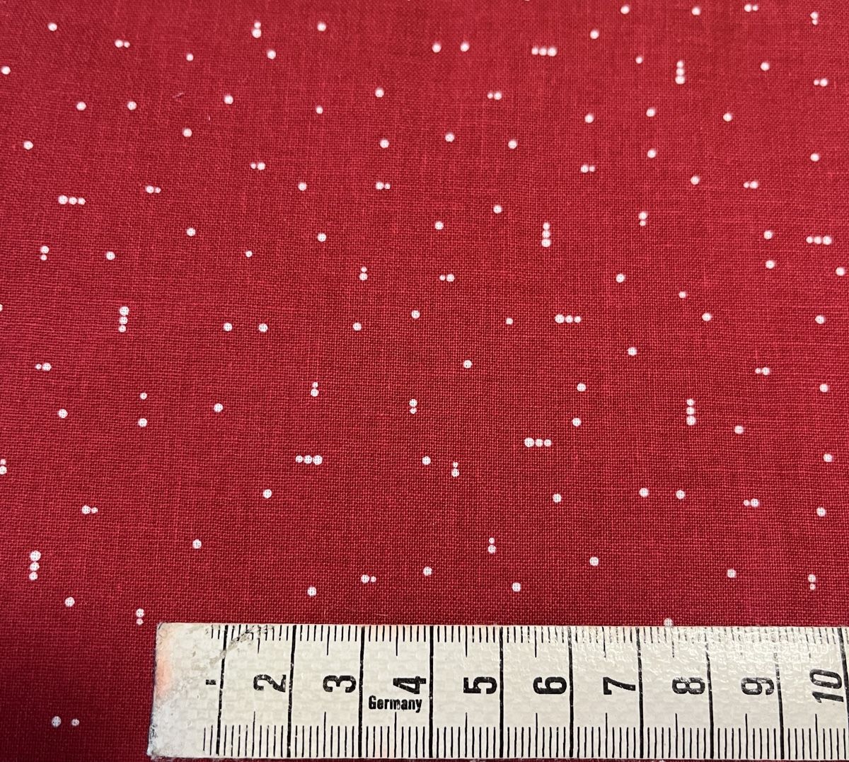 Tessuti: Patchworkstoffe 2er Set rot und blau mit Pünktchen – Nuovo (secondo la descrizione) da Seuzach venduto da KreativmitStoff 1