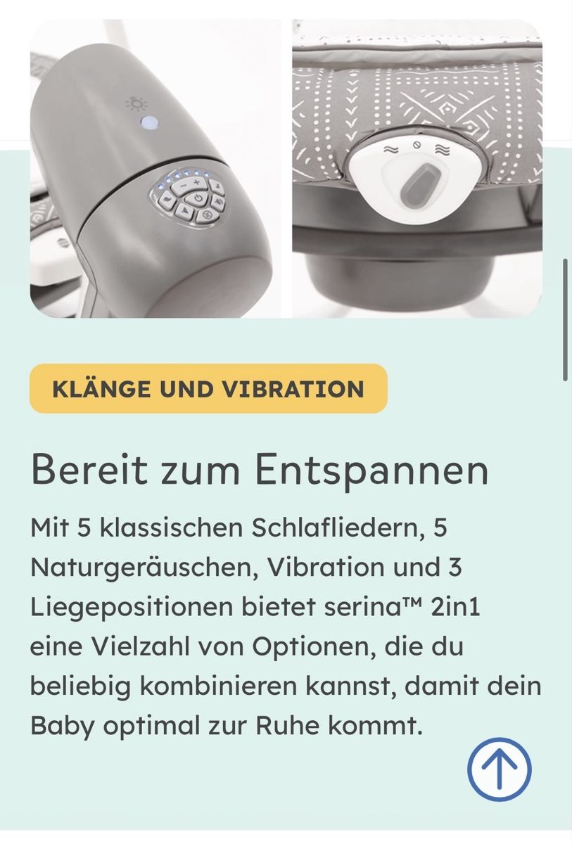 Joie Altre altalene da giardino: Joie Serina 2 in 1 Babyschaukel – Nuovo (secondo la descrizione) da Neerach venduto da priWalker93 7
