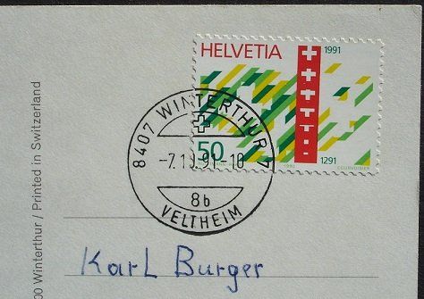 Cartoline postali: WINTERTHUR VELTHEIM – Usato da Jona venduto da philajona 1
