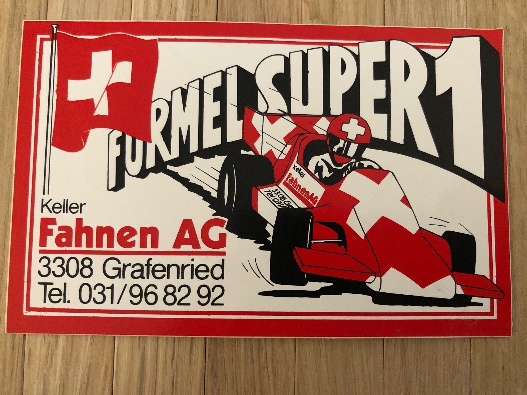 Sticker: Formel Super 1 Abziehbild / Sticker – Usato da Winterthur venduto da cheerio97 1