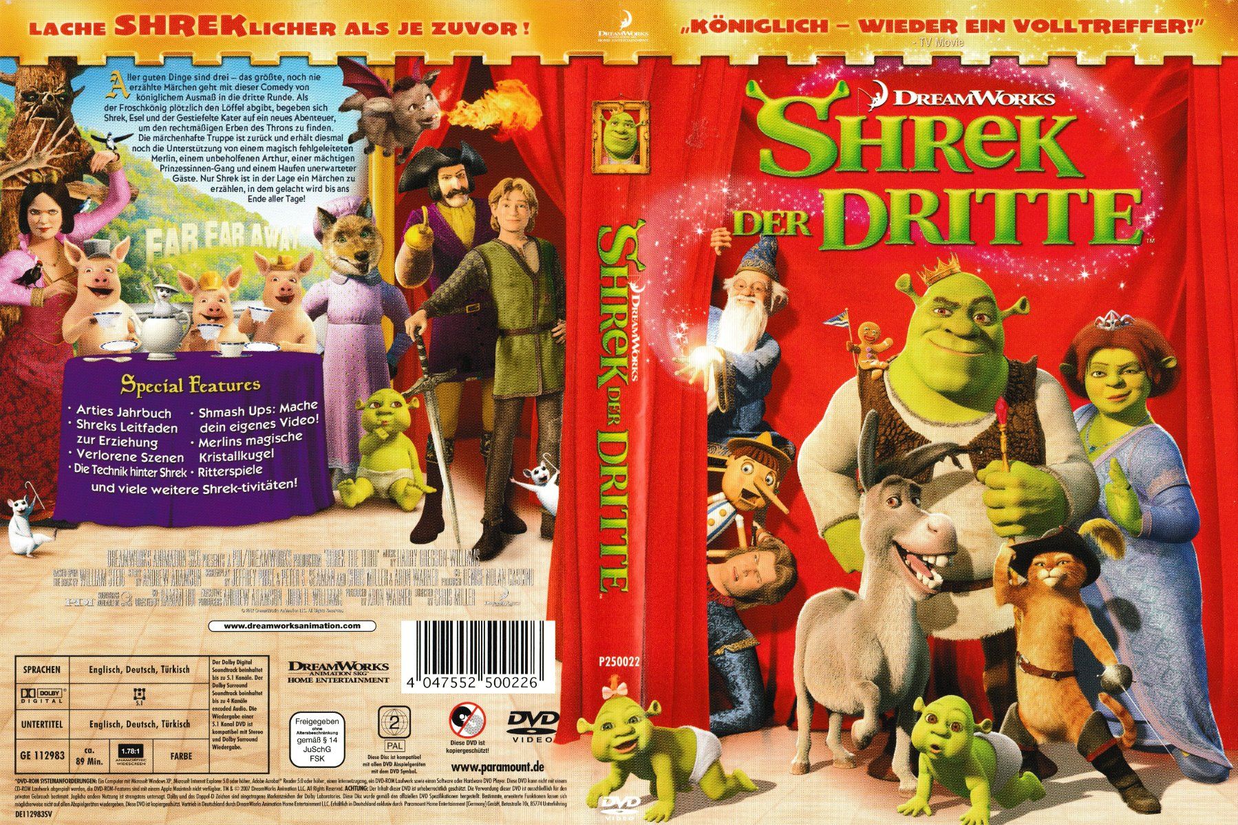 Tutti i DVDs: DVD - Shrek der Dritte – Usato da Langnau am Albis venduto da MediaRescuerKeLoX