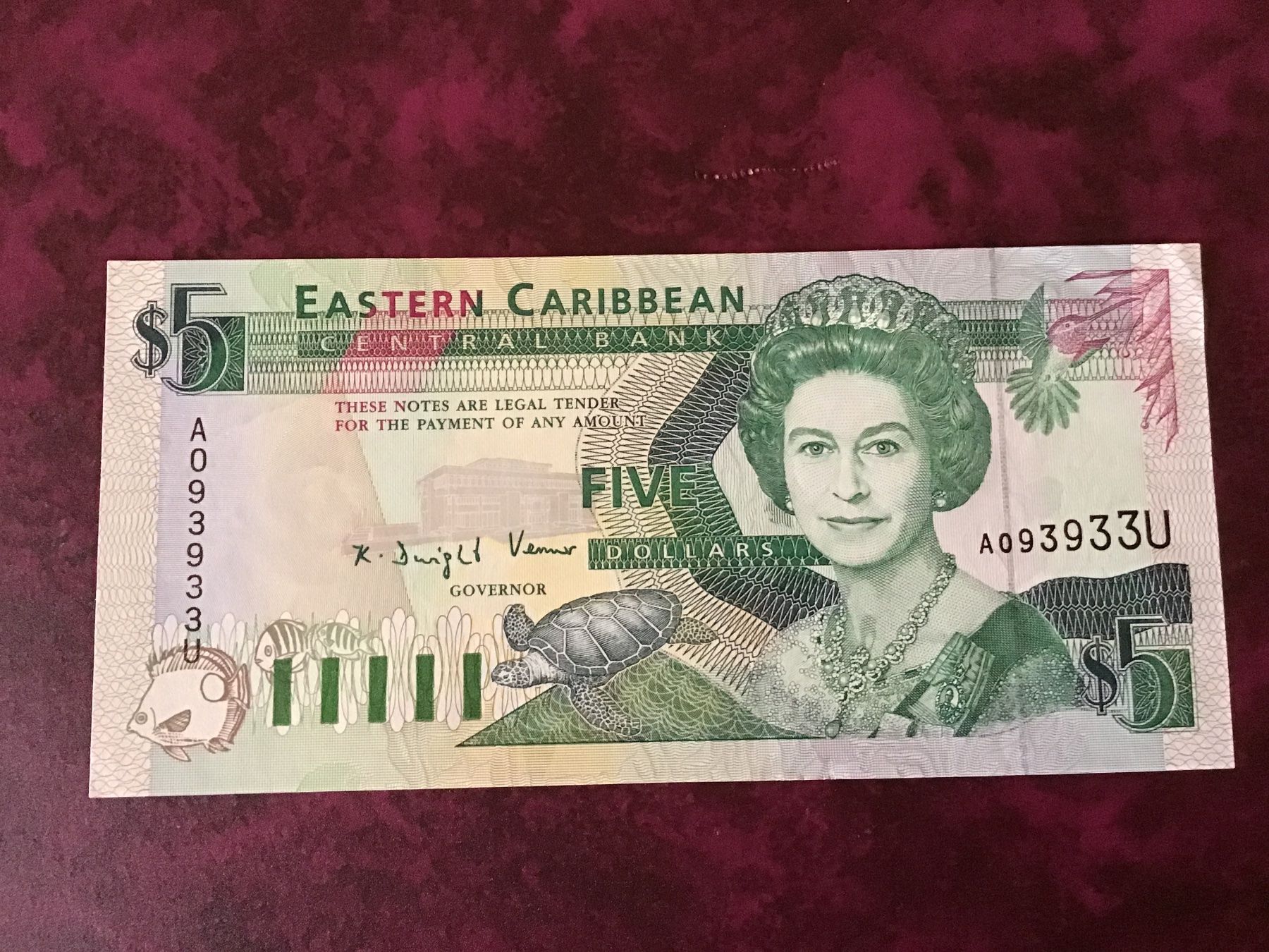 Billets de banque: 5 EC-Dollar – D'occasion à Urtenen-Schönbühl par banknote08