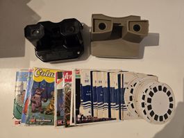 2 View-Master Sawyers Stereo-Betrachter inkl.Bildscheiben