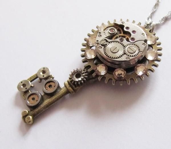 Altri gioielli: Unikat Steampunk Anhänger mit Kette – Nuovo (secondo la descrizione) da Schwanden GL venduto da UHRKNALL 3