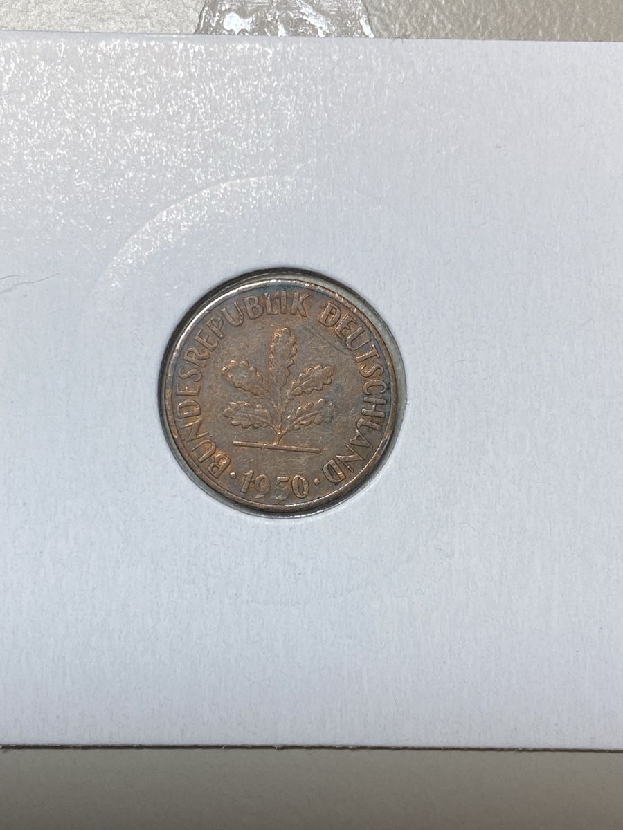 Tutti le monete: Allemagne - 1 pfennig - 1950 – Usato da Payerne venduto da Mike1682 1
